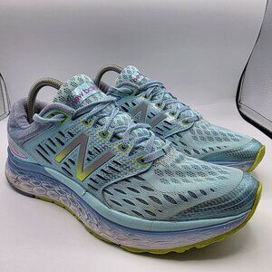 New Balance Fresh Foam 1080v8 Womens Running Shoes Size 10 Blue Mesh Comfort